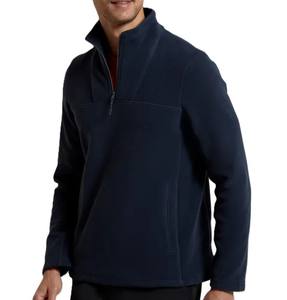 <b>Top</b> Quality Customized Sweatshirt Stand Collar With Zip Long Sleeves <b>Aesthetic</b> Everyday Wear Active Wear Sweatshirt For Men - Product Image 4