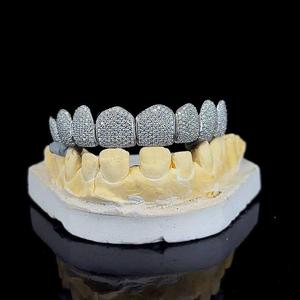 อัญมณี VVS1ธรรมชาติอัญมณีโซลิแทร์กริล925เพชรเงินสเตอร์ลิงเครื่องประดับสำหรับฟันของขวัญคนรัก - Product Image 2