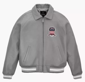 Avirex Hombres de cuero genuino de cuero de vaca Bomber Chaquetas más vendidas hechas a medida Tallas grandes Casual Moda avirex chaquetas - Product Image 1