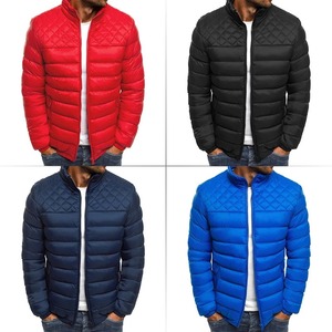 Chaqueta acolchada ligera para hombre, Abrigo acolchado cálido térmico de invierno, chaquetas hinchadas impermeables a prueba de viento, cortavientos para hombre - Product Image 3