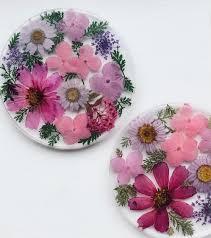 Sous-verres floraux élégants pour boissons Tapis de tasse ronde Fleurs Protection de table ajoutant une touche décorative Tables basses Décoration intérieure - Product Image 6
