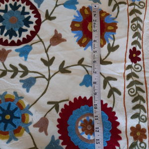 Custom Handmade Embroidery Cotton Fabric Sewing Craft Home Furnishing Accessories, Bag, Garment Redesign Multipurpose Raw Fabric - Product Image 2