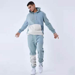 Chándal bordado Slimfit para hombre, superventas de 2025, nuevo diseño, pantalones de chándal de algodón 100%, sudaderas con capucha, conjuntos estampados de invierno de calle sólida - Product Image 2