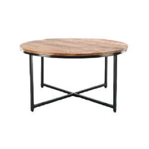 El más nuevo juego de anidamiento de mesa de café con estilo, mesas laterales, sala de estar moderna redonda con acabado de capa de polvo negro - Product Image 5