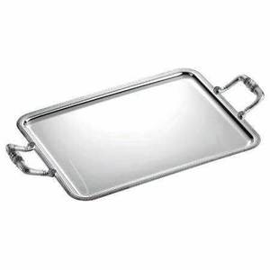 Bandeja de Servicio de Aluminio Hecha a Mano en India, Diseño de Martillo, Platos de un Solo Nivel, Vajilla de Cocina, Apta para Lavavajillas, Asas Personalizadas - Product Image 5