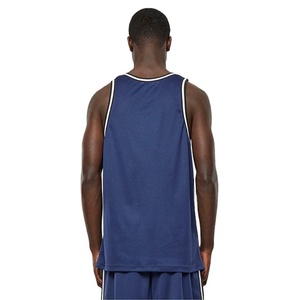 Camiseta sin mangas deportiva de baloncesto para fitness, diseño holgado y largo, de secado rápido, para gimnasio, atlética, con ajuste muscular, colores personalizados, a la moda. - Product Image 6