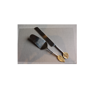 วินเทจทองเหลืองเค้กเสิร์ฟช้อนเสิร์ฟคัพเค้กเซิร์ฟเวอร์จานขนมหวานเค้กขาตั้งพร้อมฝาโดมขายร้อน - Product Image 1