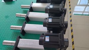 Fabricant professionnel de vis à billes, moteur d'actionneur linéaire, cylindre numérique, actionneur de cylindre électrique, QIANGDELI, acier inoxydable - Product Image 3