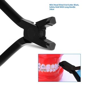 Cortador de extremo distal TC profesional con mango largo, instrumento de ortodoncia Dental negro, acero inoxidable de alta calidad - Product Image 6