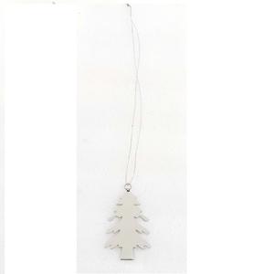 Modern Silver Christmas <b>Tree</b> Hanging Ornament Rope Laser Cut-Out Design Customizable Size Logo Movable for Christmas Chinese New - Product Image 6