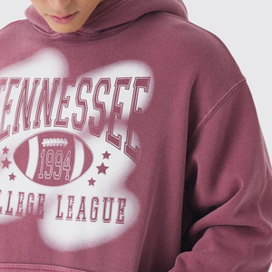 Wholesale Heavyweight Oversized <b>Men's</b> <b>Sweatshirt</b> with Custom Logo High Quality Streetwear <b>Hoodie</b> for Winter - Product Image 6