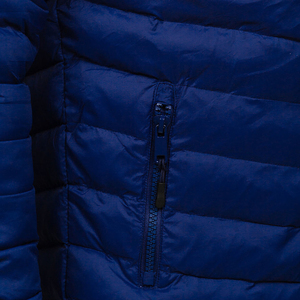 Abrigo acolchado de invierno de diseñador de algodón con logotipo personalizado de alta calidad para hombre, chaqueta acolchada brillante, cuello levantado, lona con tecnología - Product Image 5