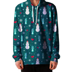 Custom <b>Christmas</b> <b>Hoodie</b> Pullover Winter Sweatshirt Allover Printed <b>Christmas</b> Basicscotton Blended <b>Hoodie</b> for Men - Product Image 6