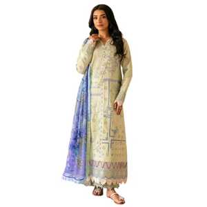 ชุดสูท shalwar kameez สำหรับชุดลำลองออกแบบใหม่ชุดฤดูร้อนปักลายสำหรับผู้หญิง - Product Image 1