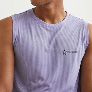 Workout Wear Custom Made <b>Gym</b> Stringer <b>Vests</b> For <b>Men</b> <b>Gym</b> Clothing Breathable <b>Men</b> <b>Gym</b> Stringer <b>Vests</b> - Product Image 5