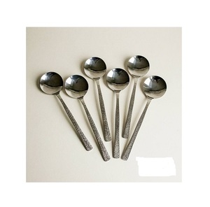 Juego de cubiertos de acero inoxidable de diseño contemporáneo, 4 piezas, forjada y pulido a mano por acentos Axiom para el hogar, gran oferta - Product Image 2