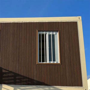 Panel de Pared de Rejilla Cóncavo-Convexo de Madera Maciza Minimalista Moderno, WPC Impermeable para Decoración de <span class=keywords><strong>Fondo</strong></span> de Hoteles y Hogares - Product Image 5