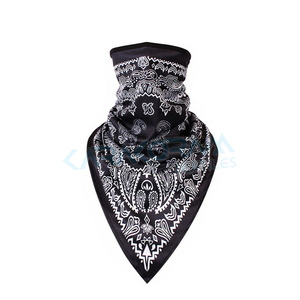 Cheap Wholesale Custom Bandana With Logo Cotton <b>Silk</b> Polyester Bandana <b>Scarf</b> Printed Ethnic Bandanas <b>Scarves</b> For Events - Product Image 3