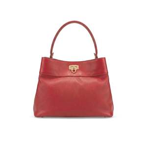 Sac à main souple en cuir Dollaro véritable - Fabriqué en Italie - Art. 26060 - Product Image 1