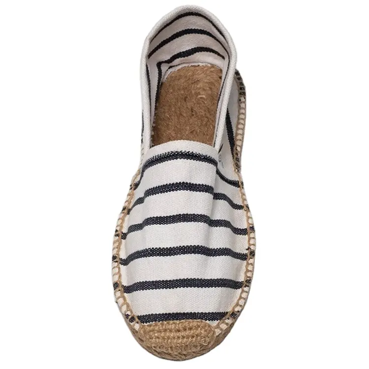 Chaussures Espadrilles tendance en toile de coton 2022, le plus demandé et le plus vendu en 100%