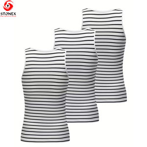 Tops de Punto para Mujer al por Mayor de Primera Calidad, Secado Rápido, Transpirables, de Algodón y Poliéster, Ropa de Gimnasio, Colores Personalizados, Logotipo Personalizado - Product Image 3