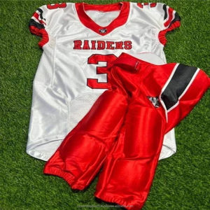 Uniformes de Fútbol Americano Personalizados Unisex de Alta Calidad, Transpirables, que Absorben la Humedad, con Protección UV y Antibacterianos - Product Image 1