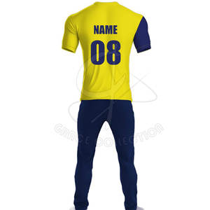 เครื่องแบบกีฬาคริกเก็ตสำหรับผู้ชายดีไซน์ใหม่พิมพ์ลายชุดคริกเก็ตออกแบบได้ตามต้องการ - Product Image 6