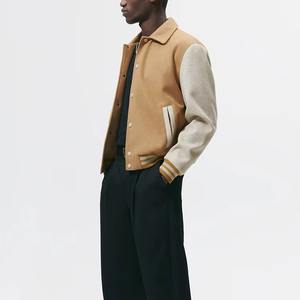 Veste universitaire à prix abordable pour homme, coupe ajustée, en coton, vente en gros, veste universitaire tendance de bonne qualité à vendre - Product Image 4