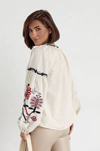 2025 nouveauté Ukraine Maxi Boho robes femmes grande taille manches longues été maillots de bain broderie vêtements pour dame - Product Image 6