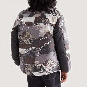 Chaqueta Acolchada con Cuello Alto y Logotipo Personalizado OEM |   Ropa de Calle Cálida con Bordado para Hombre - Product Image 2