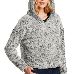 Sudadera con capucha ligera y cómoda de talla grande para mujer con logotipo frontal Ropa de calle de secado rápido para mujer para cuello con capucha de invierno - Product Image 5