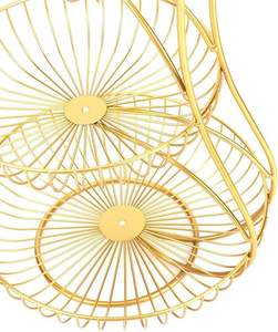 Two Tier Fruit <b>Basket</b> Made From High Quality Metal <b>Wire</b> for Home and Kitchen Decorative <b>Storage</b> - Product Image 5