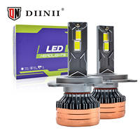 DIINII Série M7 Phare LED H4 Tricolore 3000K/4300K/6500K 150W 15000LM 12V Aluminium Universel pour Voiture Nouveau