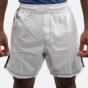 High Quality MMA Shorts <b>Elastic</b> Waist Printed Design Breathable 100% Cotton Canvas Fabric Made in Pakistan OEM Service - Product Image 2