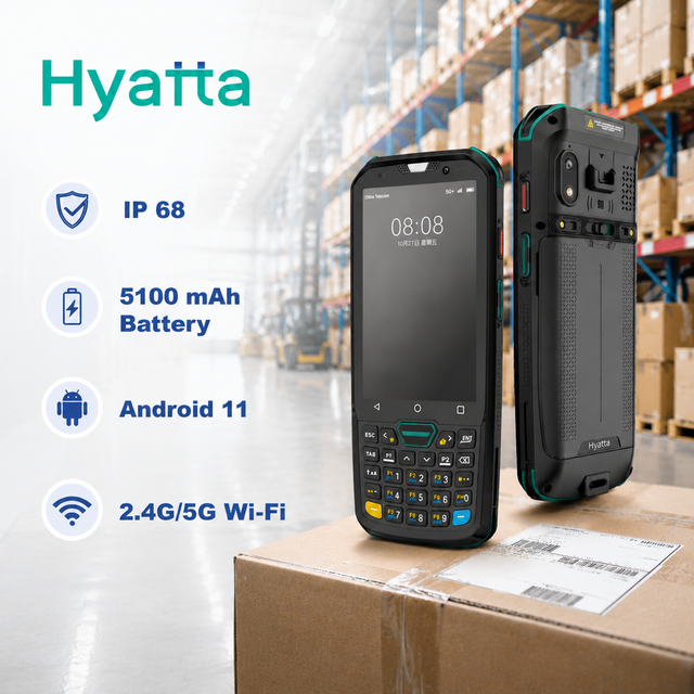 Terminal Movil Industrial Android 11 PDA Robusto Incorporado Escaner Codigo Barras Para Logistica Y Gestion Inventario Almacenes