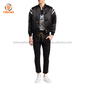 แจ็กเก็ตน้ำทิ้งระเบิดสำหรับผู้ชายเสื้อแจ็คเก็ตขนแกะสำหรับฤดูหนาวดีไซน์ชั้นนำ - Product Image 2