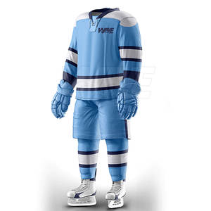 Uniforme de Hockey sobre Hielo Personalizado, 100% Poliéster, Transpirable, Ecológico, de Alta Calidad, Conjunto de Jersey Deportivo - Product Image 4