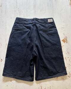 High Quality Vintage Washed Camo Baggy Button Closure <b>Mens</b> Streetwear Gym Denim <b>Jeans</b> <b>Shorts</b> Wide Leg Flared <b>Mens</b> Jorts - Product Image 5