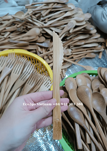 Reusable Biodegradable Bamboo Cutlery Set/ Quality Bamboo Cutlery Set Reusable Cutlery Set Made in Vietnam - Product Image 4