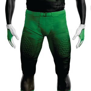 Uniforme de football américain personnalisé sublimé pour hommes vert noir attirail sergé équipement d'équipe 100% polyester maillot court pantalon tenue - Product Image 5