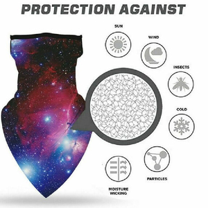 Balaclava de cyclisme d'été pour femmes, style hip-hop, bandana de sport d'extérieur, écharpe respirante coupe-vent avec nœuds en polyester - Product Image 4