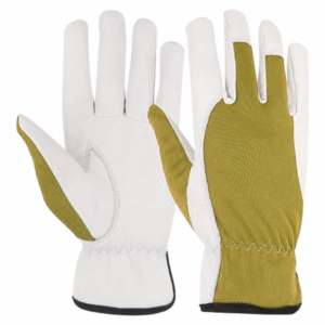 Gants de construction en cuir de grain de chèvre robustes Gants de sécurité industrielle ignifuges confortables et doux antistatiques - Product Image 2