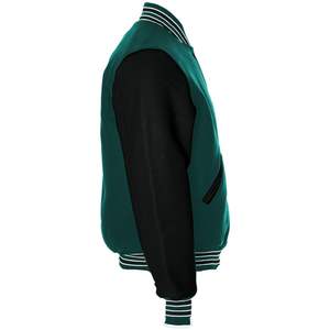 Veste universitaire en laine épaisse de haute qualité personnalisée pour hommes, manteau d'hiver polyvalent pour la vente en gros - Product Image 5