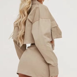 Chaquetas de Exterior de Color Sólido, Cortavientos con Capucha, Estilo Cargo, Multibolsillos, Tops Casuales, Venta al Por Mayor Directa de Fábrica, OEM Personalizado - Product Image 2