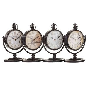 Horloge de table nautique en laiton élégante en fer pour la décoration de bureau à domicile horloge de bureau nautique décorative intérieure quantité en vrac 2023 - Product Image 6