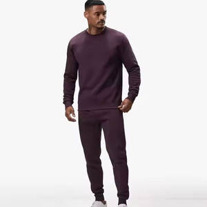 Conjunto de 2 Piezas Estampado Sólido, Pantalones de Campana Vintage y Sudadera con Capucha, 100% Algodón, Traje Deportivo Transpirable y Ligero para Hombre, Invierno - Product Image 4