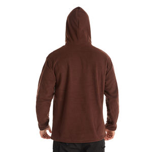 Sweat-shirt à capuche surdimensionné de haute qualité, MOQ faible, 360 g/m², logo personnalisé, sweat-shirt unisexe noir lourd pour homme avec poche - Product Image 2
