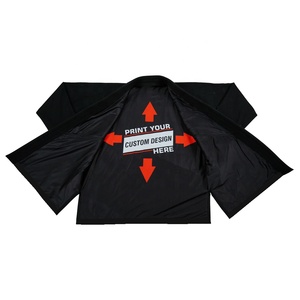Kimono de Jiu Jitsu Negro para Hombre, Uniforme de BJJ con Impresión por Transferencia de Calor, Nombre Personalizable en la Manga Izquierda, Ropa de Artes Marciales de Algodón Resistente - Product Image 2