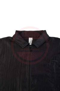 Chaqueta de uniforme para peluqueros de mascotas unisex con logotipo personalizado de manga corta y cremallera para Peluqueros de uso diario en el salón - Product Image 2