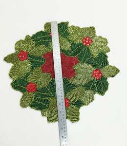 Luxury Beaded Handmade <b>Placemat</b> Rich Look <b>Gold</b> Decorative Centre Piece - Product Image 3